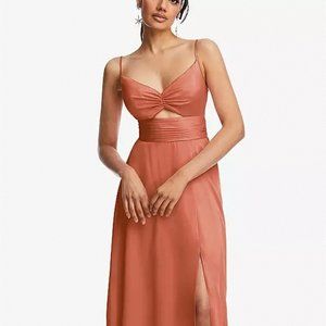 Thread TH117....Triangle Cutout Bodice Maxi Dress...Terracotta Copper..Size 2L